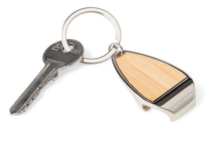 Bamboe Sleutelhanger met Flesopener Aria