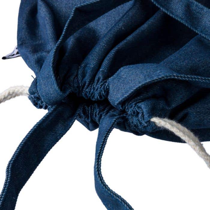 Gerecyclede Denim Trekkoord Rugzak Nadia