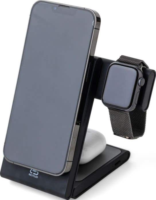 Gerecycled Oplaadstation Valerio [3-in-1]