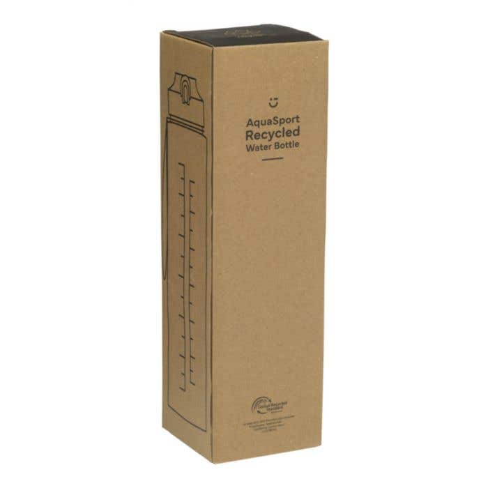 Drinkfles | Gerecycled | 1 l | Met rietje