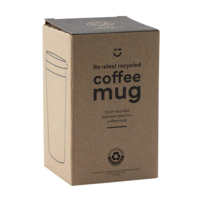 Thermosbeker | Gerecycled RVS | 380 ml | Dubbelwandig
