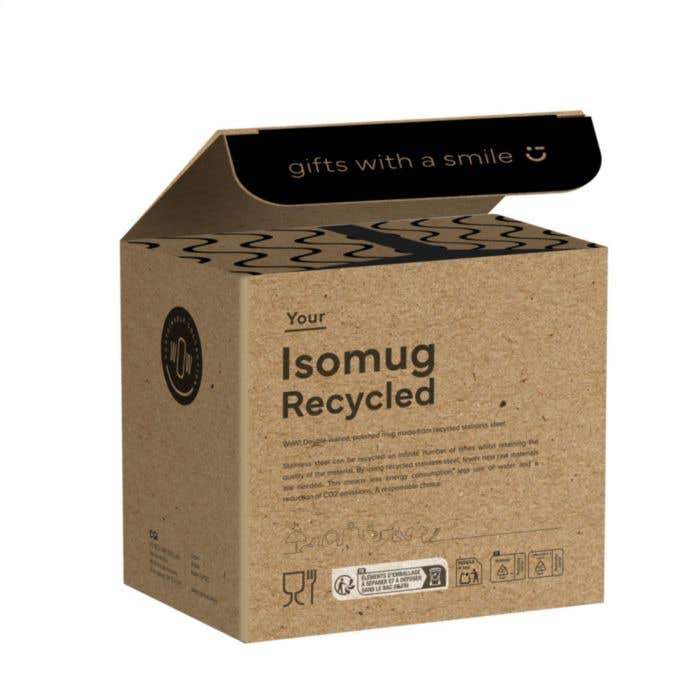 Mok | Gerecycled RVS | 300 ml | Dubbelwandig