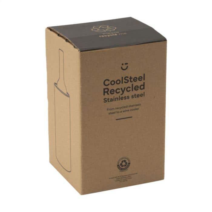 Wijnkoeler CoolSteel | Gerecycled RVS | Dubbelwandig