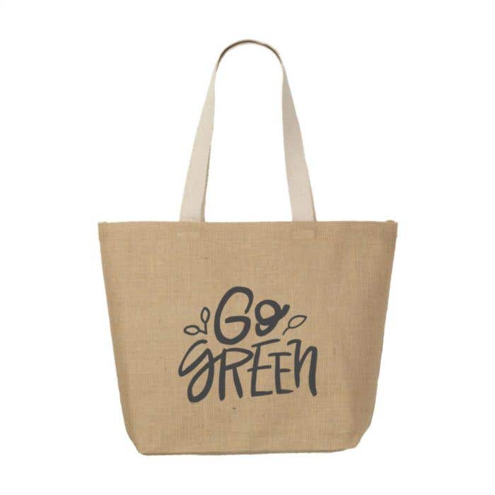 Draagtas | Jute | Gelamineerd | 25 l