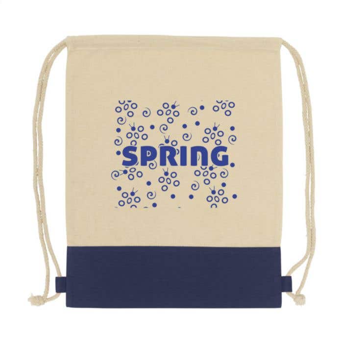 Rugzak | Katoen | 8 l | Gekleurde inzet