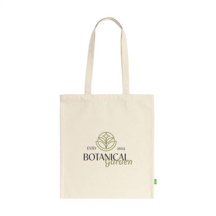 Draagtas Organic | 8 L | Canvas | 320 g/m² | Lange hengsels