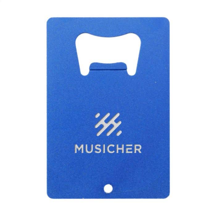 Flesopener Carta | 100% gerecycled aluminium | Creditcardformaat