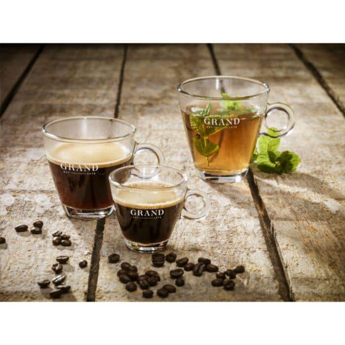 Koffieglas Lugano | Gehard glas | 230 ml | Rond oor