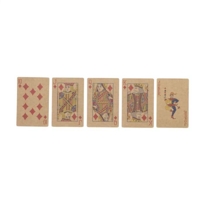 Speelkaarten | Gerecycled kraftpapier | 54 stuks