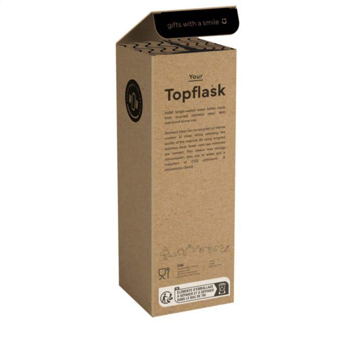 Drinkfles Topflask | RVS | 500 ml | Enkelwandig