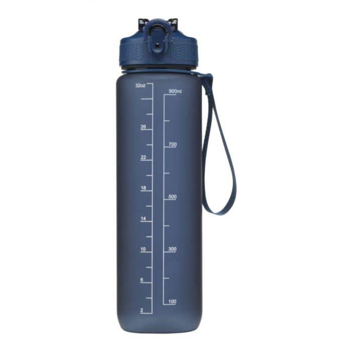 Drinkfles | Gerecycled | 1 l | Met rietje