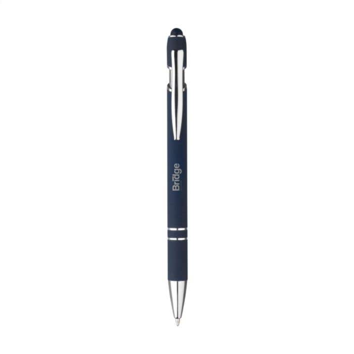 Stylus balpen | Aluminium | Soft touch | Touchscreen pointer
