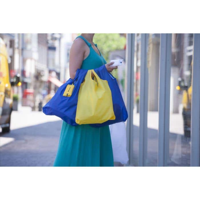 Winkeltas | Opvouwbaar | Met etui en karabijnhaak