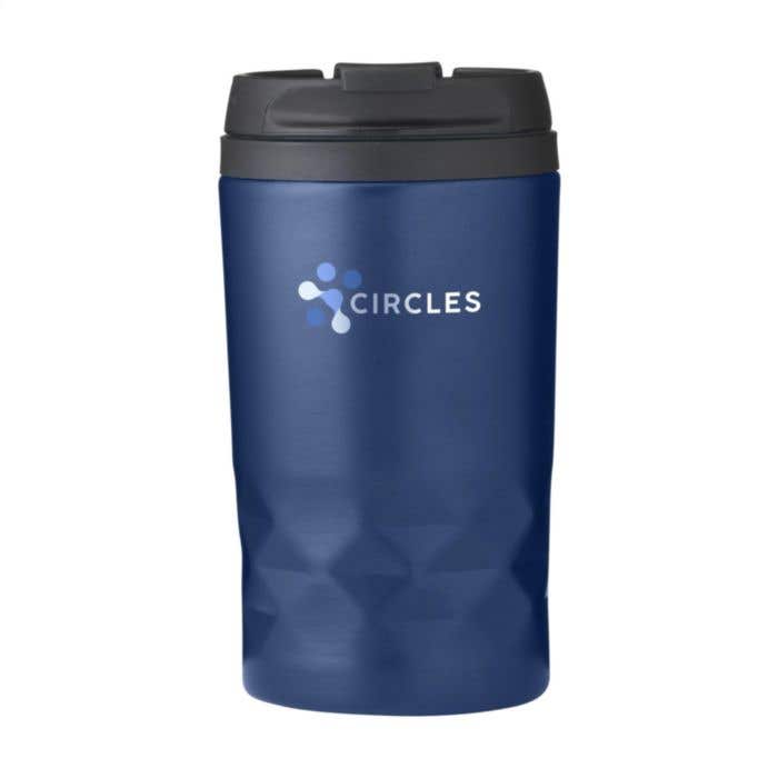 Thermosbeker Graphic Mini | RVS | 250 ml | Diamantpatroon