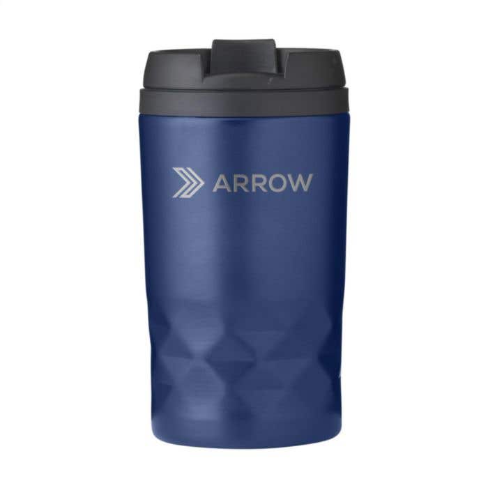 Thermosbeker Graphic Mini | RVS | 250 ml | Diamantpatroon