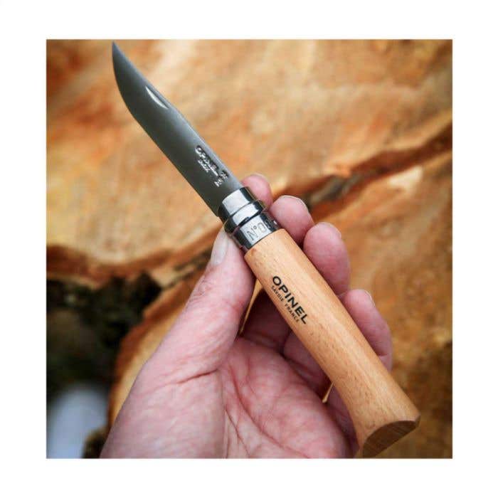 Opinel No 08 Zakmes | Beukenhout | Sandvik staal
