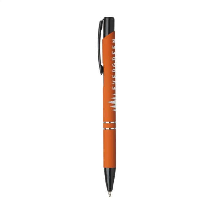 Balpen Ebony Rubberised | Rubber afwerking