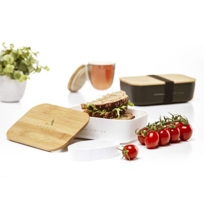 Lunchbox | Bamboe | Met elastiek