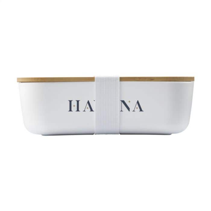 Lunchbox | Bamboe | Met elastiek