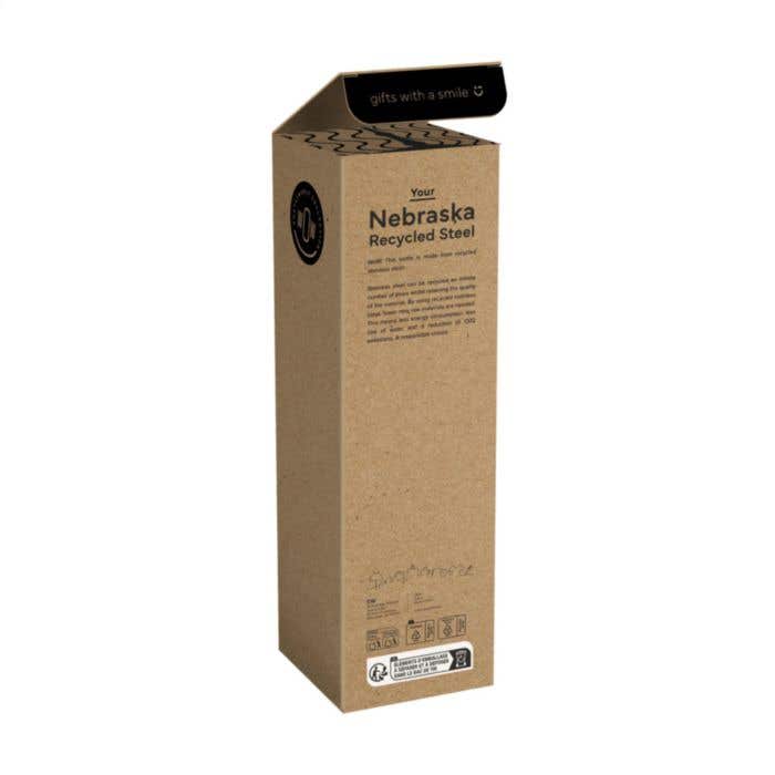 Drinkfles Nebraska | RVS | 800 ml | Enkelwandig