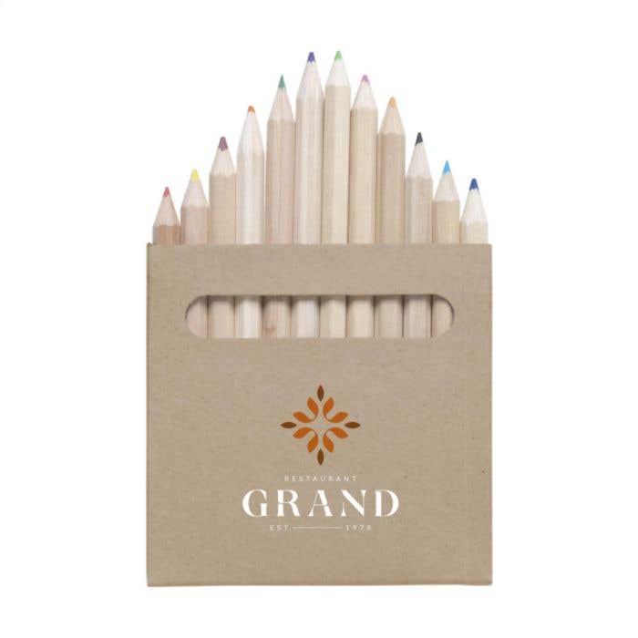 Kleurpotloden Pastelli | Gerecycled | 12 stuks