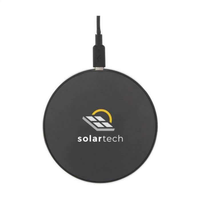 Draadloze oplader | Gerecycled aluminium | 15W | QI