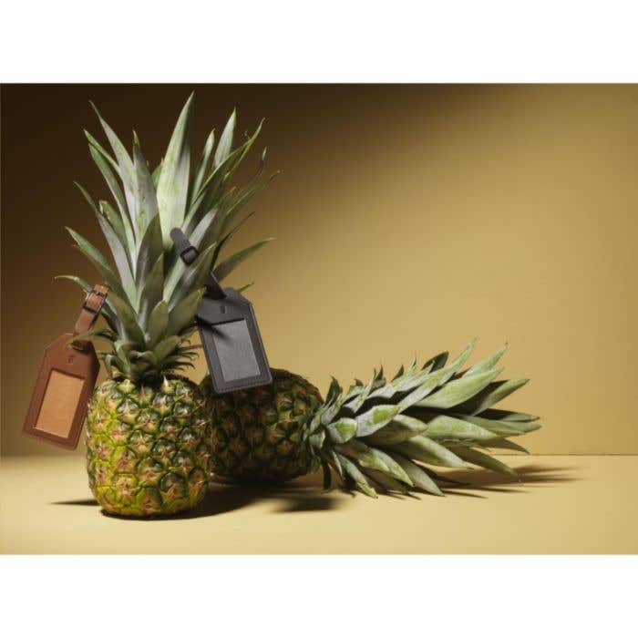 Bagagelabel | Vegan leer | Ananas