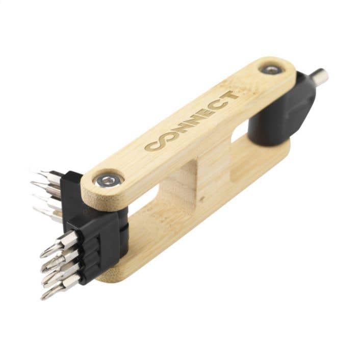 Schroefbitset | Bamboe | 9-delig | Magnetisch