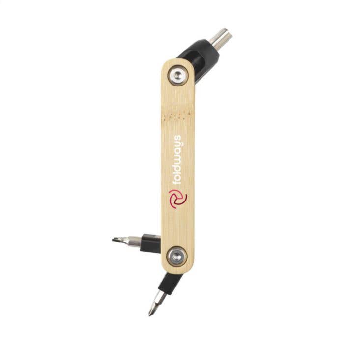 Schroefbitset | Bamboe | 9-delig | Magnetisch