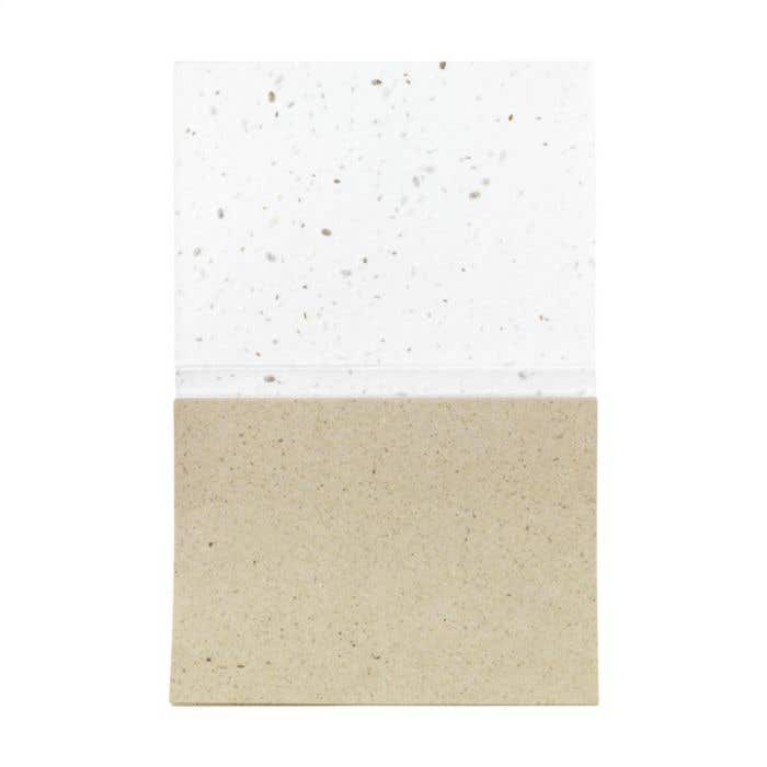 Memoboekje | Zaadpapier | 50 sticky notes | Graspapier