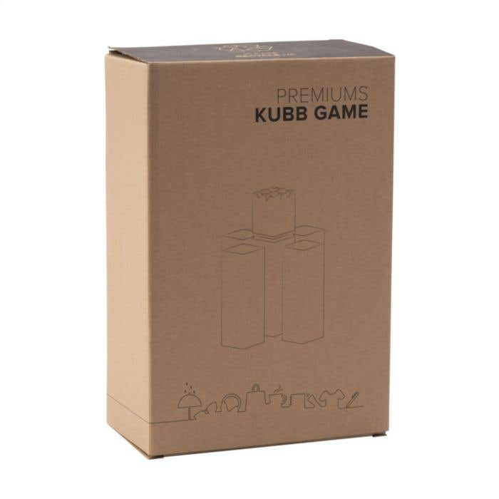Kubb werpspel | Hout | 21-delig | Katoenen zak