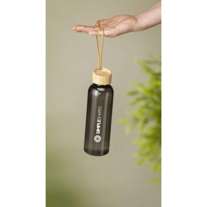 Drinkfles | Gerecycled | 700 ml | Bamboe dop