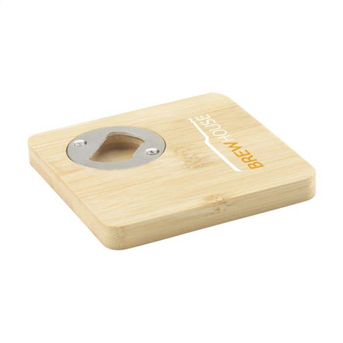 Onderzetter Piazza | Bamboe | Met flesopener