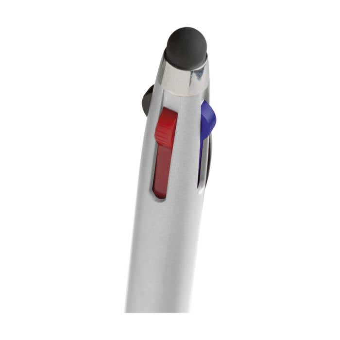 Stylus balpen | 3-in-1 | Touchscreen tip | Metallic