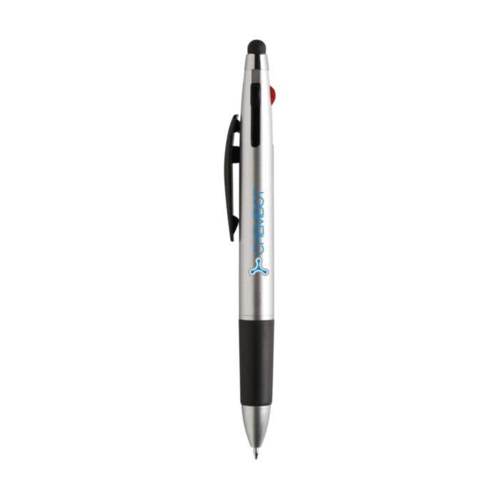 Stylus balpen | 3-in-1 | Touchscreen tip | Metallic