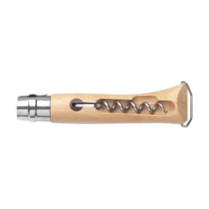 Opinel zakmes met kurkentrekker | Roestvrijstaal | Beukenhout