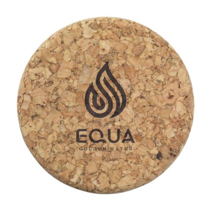 Drinkfles Ecobottle | Gerecycled | 650 ml | Kurken dop