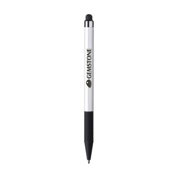 Stylus balpen TouchDown | Metalen afwerking | Rubber grip