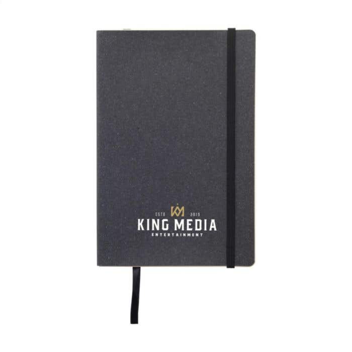 Notitieboek | Gerecycled leer | A5 | Gelinieerd