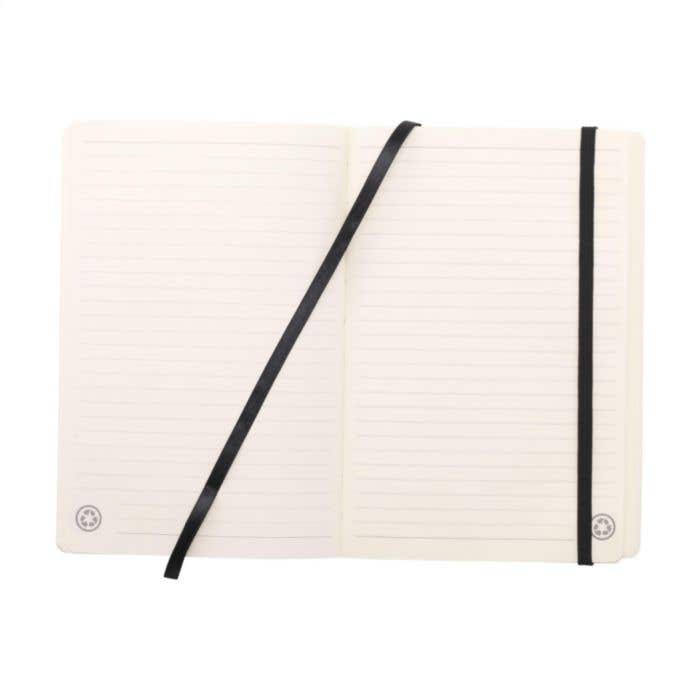 Notitieboek | Gerecycled leer | A5 | Gelinieerd