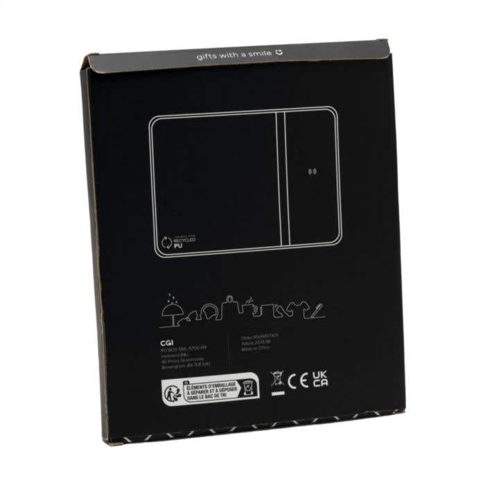 Muismat met draadloze oplader | 10W | Telefoonstandaard