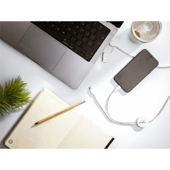 Oplaadkabel | Gerecycled | 120 cm | Type-C en Lightning