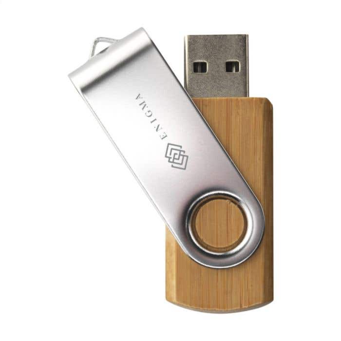 USB stick | Bamboe | 8 GB | Carbon finish