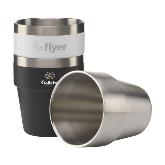 Beker Hyco | Gerecycled RVS | 300 ml | Dubbelwandig