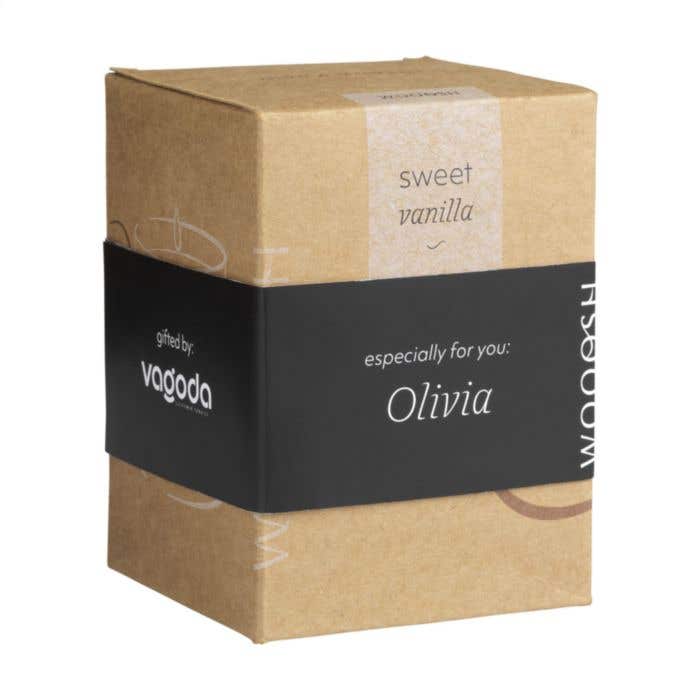 Wooosh Geurkaars White Lotus | Sojawas | Bamboe deksel