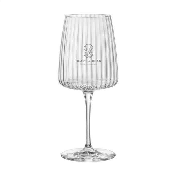 Wijnglas | 535 ml | Geribbeld binnenwerk