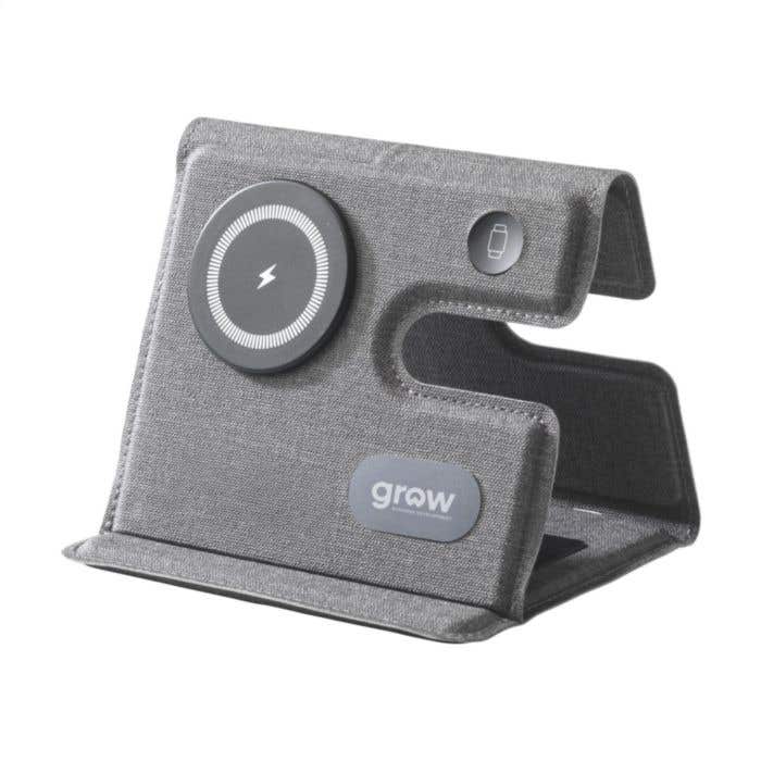 Draadloos laadstation 3-in-1 | Gerecycled | 15W