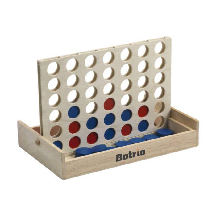 Vier op een Rij Spel | FSC® Hout | Draaibaar frame