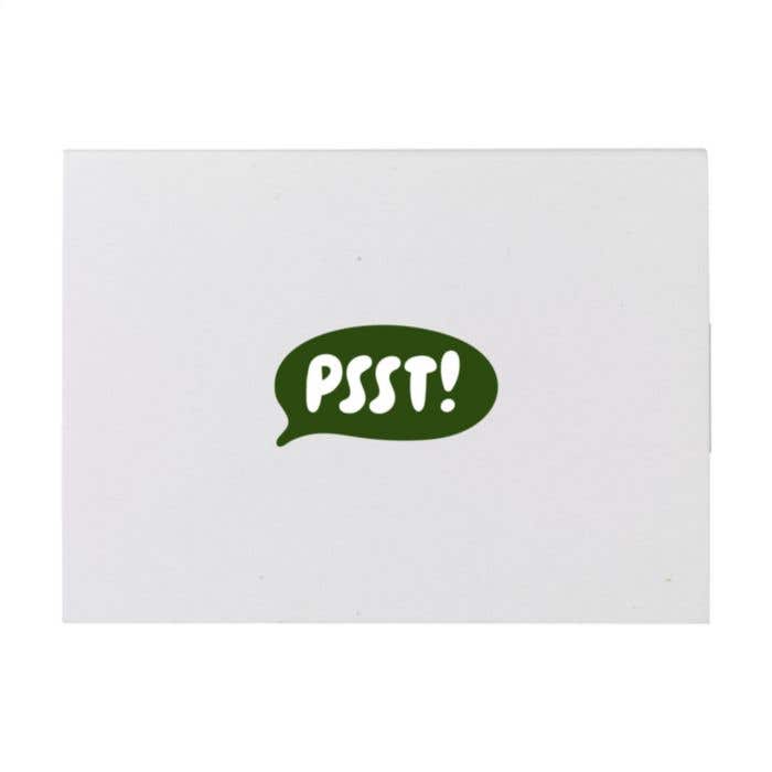 Memoblokje | Gerecycled papier | Met sticky notes en markeerstickers