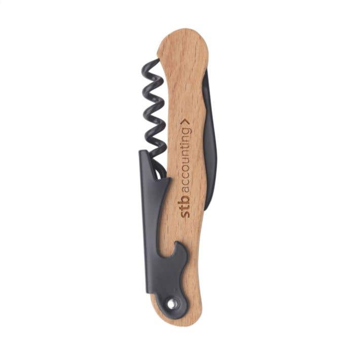 Rackpack kelnersmes Winetool | FSC® hout | RVS